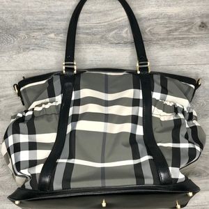 Burberry Beat Check Diaper Bag